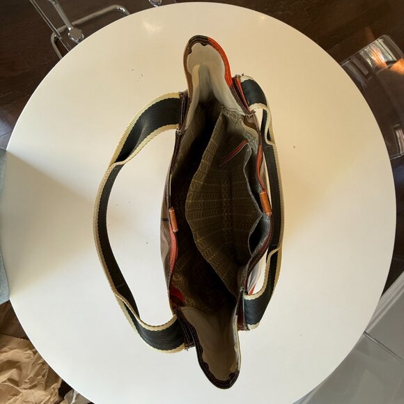 VTG Orla Kiely Large shoulder tote - Stem multicolor - Picture 4 of 13